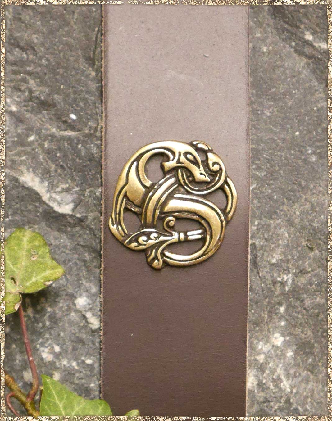 Zierniete Drache Viking altgold